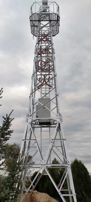 Surveillance de tours de Forest Fire Observation Galvanized Steel quatre pieds